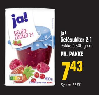 Poetzsch Padborg Ja! gelésukker 2,1 tilbud