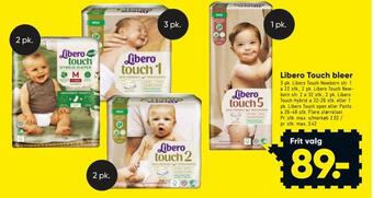Bilka Libero touch bleer tilbud