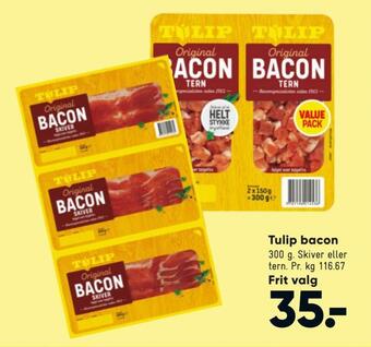 Tulip bacon