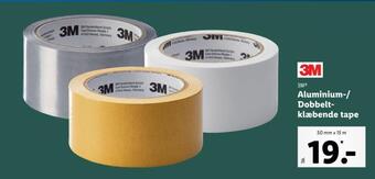 Aluminium-/ dobbeltklæbende tape