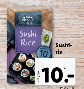 Lidl Sushi- ris tilbud