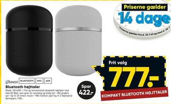 Bilka Bluetooth højttaler tilbud