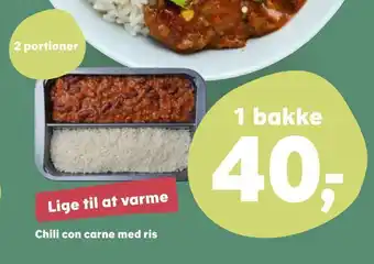 SuperBrugsen Chili con carne med ris tilbud