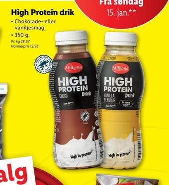 Lidl High protein drik tilbud