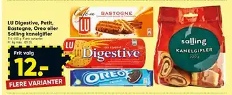 Bilka Lu digestive, petit, bastogne, oreo eller salling kanelgifler tilbud