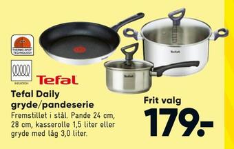 Bilka Tefal daily gryde/pandeserie tilbud