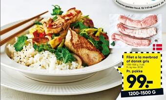 Bilka Filet a la mørbrad af dansk gris tilbud