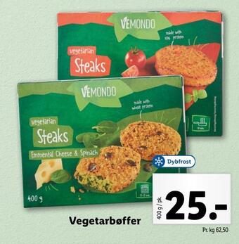 Lidl Vegetarbøffer tilbud