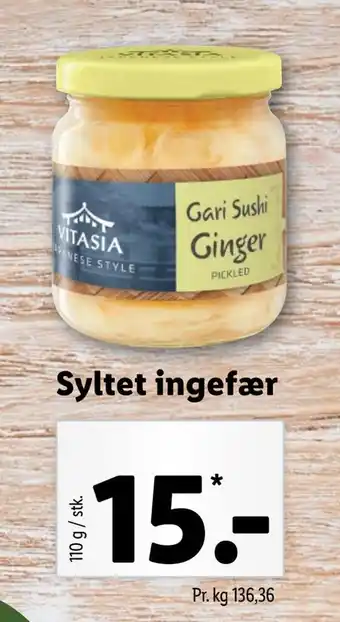 Syltet ingefær