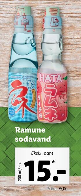 Lidl Ramune sodavand tilbud