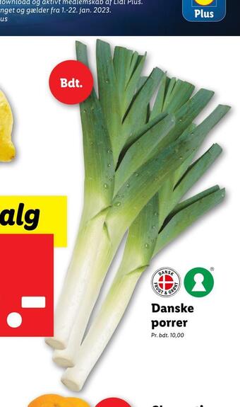 Lidl Danske porrer tilbud