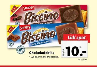 Lidl Chokoladekiks tilbud