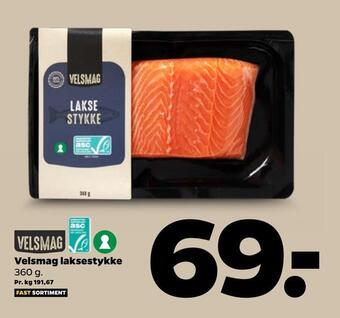 Netto Velsmag laksestykke tilbud
