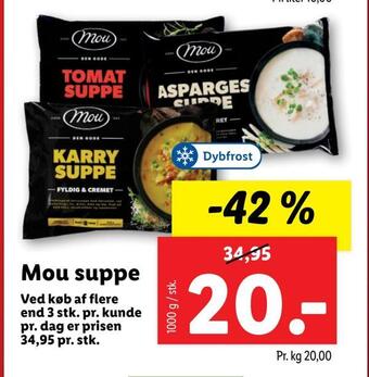 Lidl Mou suppe tilbud