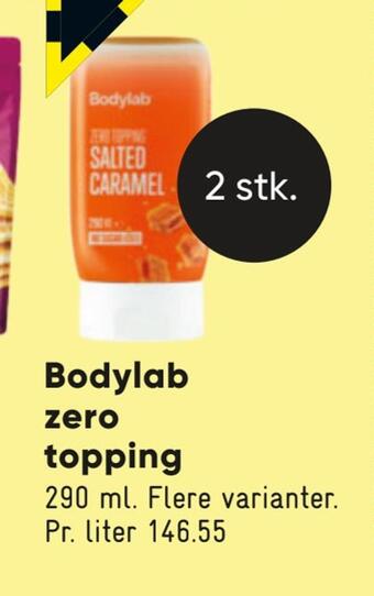 Bilka Bodylab zero topping tilbud