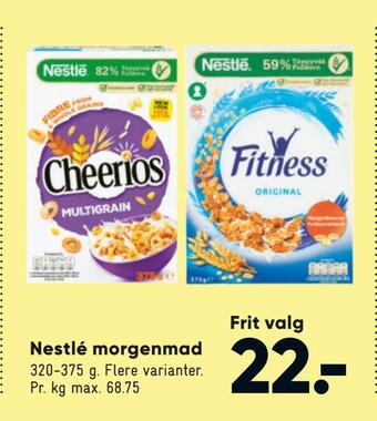 Bilka Nestlé morgenmad tilbud