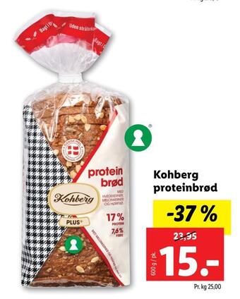 Lidl Kohberg proteinbrød tilbud