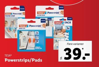 Powerstrips/pads