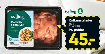 Bilka Kalkunstrimler tilbud