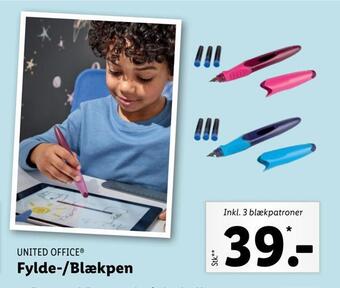 Lidl Fylde-/blækpen tilbud