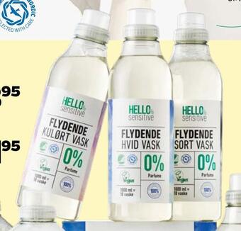 Netto Hello sensitive flydende vaskemiddel tilbud