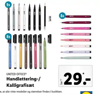 Lidl Handlettering-/ kalligrafisæt tilbud