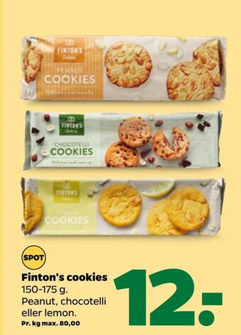 Netto Finton's cookies tilbud