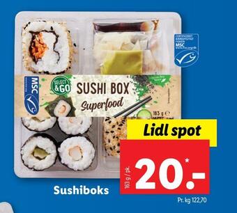 Lidl Sushiboks tilbud