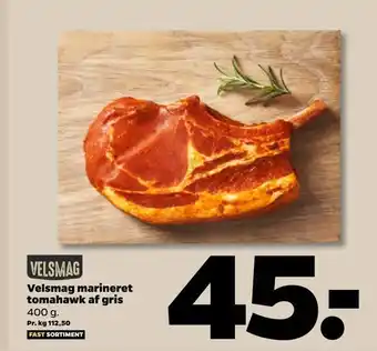 Netto Velsmag marineret tomahawk af gris tilbud