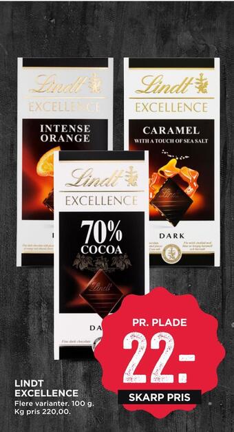 MENY Lindt excellence tilbud