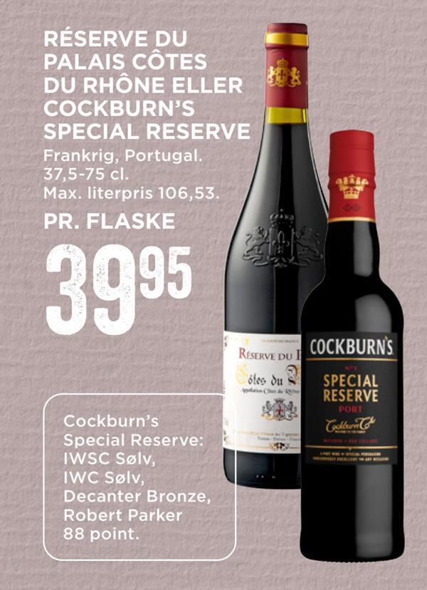 Réserve du palais côtes du rhône