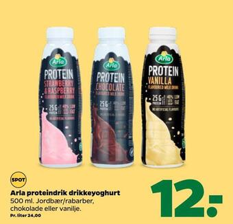 Netto Arla proteindrik drikkeyoghurt tilbud