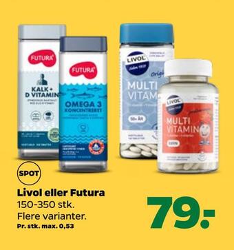Netto Livol eller futura tilbud
