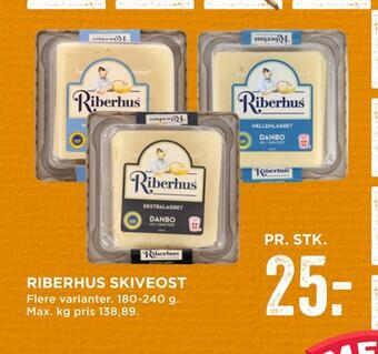 MENY Riberhus skiveost tilbud