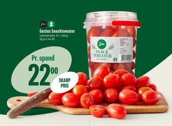 Min Købmand Gestus snacktomater tilbud