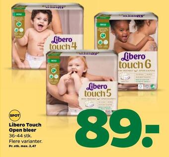 Netto Libero touch open bleer tilbud