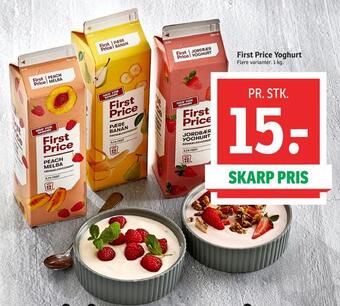 SPAR First price yoghurt tilbud