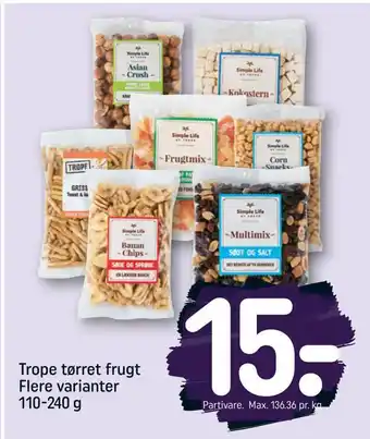 REMA 1000 Trope tørret frugt tilbud