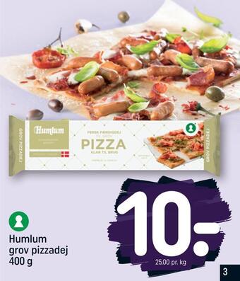 REMA 1000 Humlum grov pizzadej tilbud