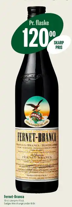 Min Købmand Fernet-branca tilbud