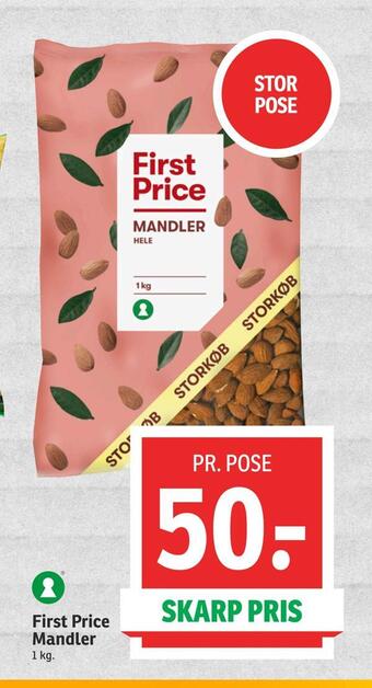 SPAR First price mandler tilbud
