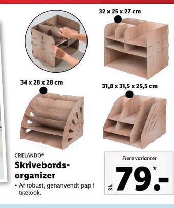 Lidl Skrivebordsorganizer tilbud