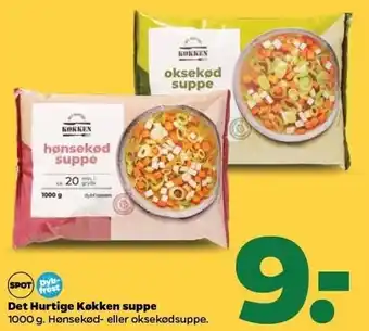 Netto Det hurtige køkken suppe tilbud