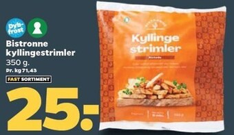 Netto Bistronne kyllingestrimler tilbud