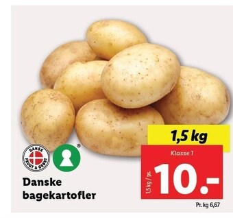 Lidl Danske bagekartofler tilbud