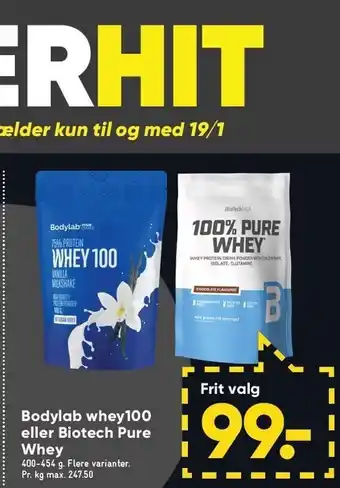 Bilka Proteinpulver tilbud