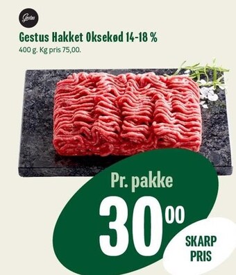Gestus hakket oksekød