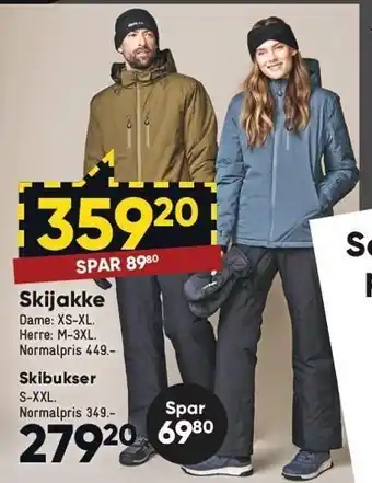 Bilka Skijakke el. skibukser tilbud