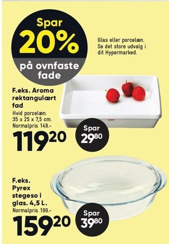 Spar 20% på ovnfaste fade
