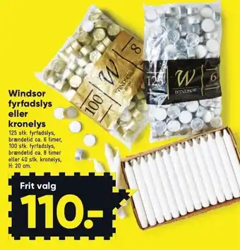 Bilka Windsor fyrfadslys el. kronelys tilbud